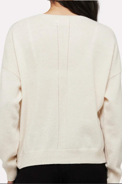 Pippa Pointelle Crew Sweater