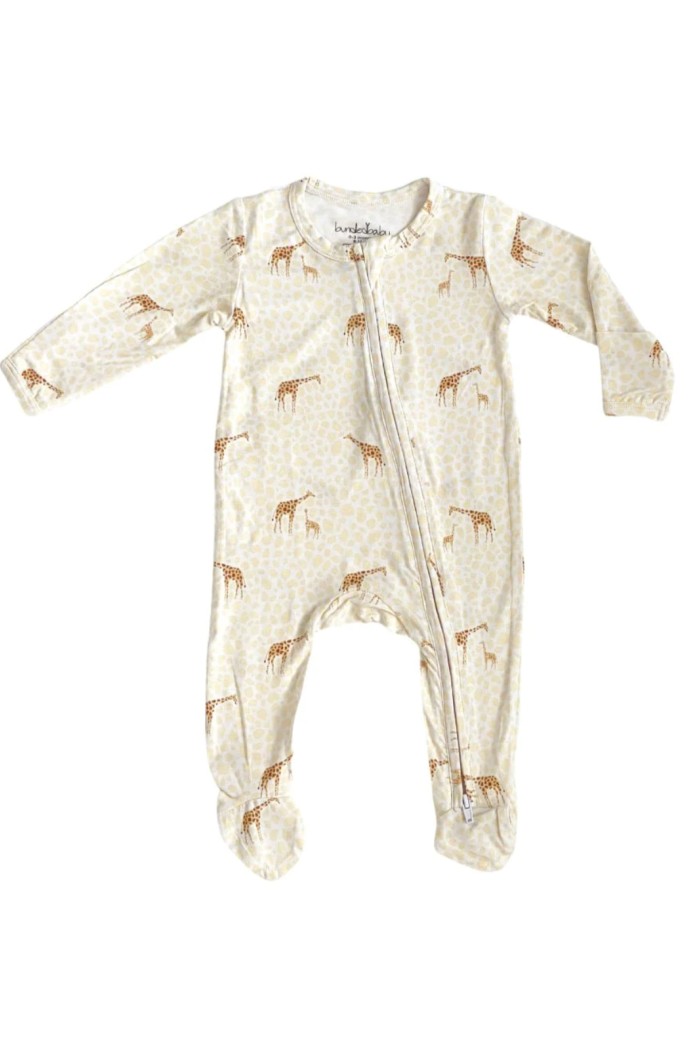 ZIPPERED ONE PIECE FOOTIE