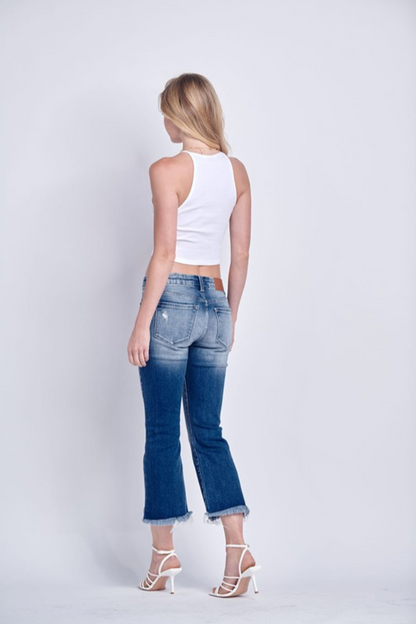 Cropped Flare Jeans