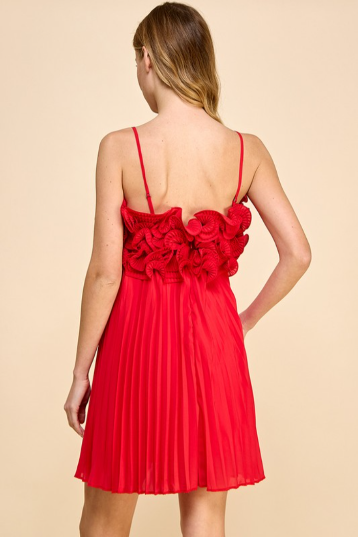 S/L Ruffle Top Mini Dress