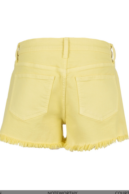 Jane High Rise Short- Lemon Drop