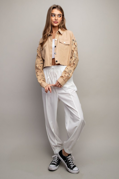 Lace Sleeve Jacket