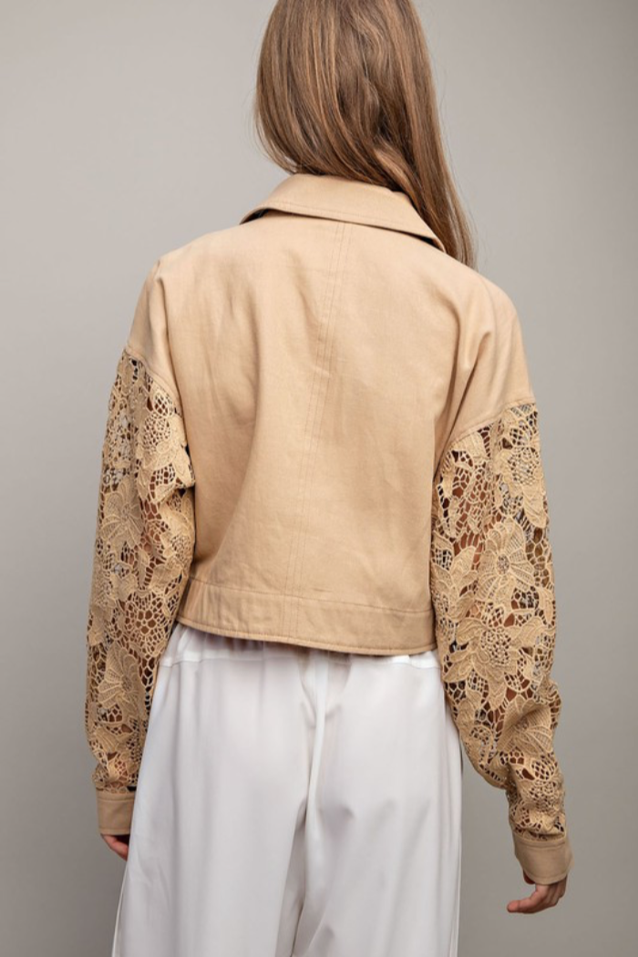 Lace Sleeve Jacket