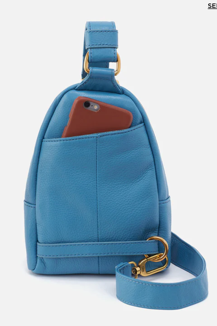 Fern Pebbled Leather Sling