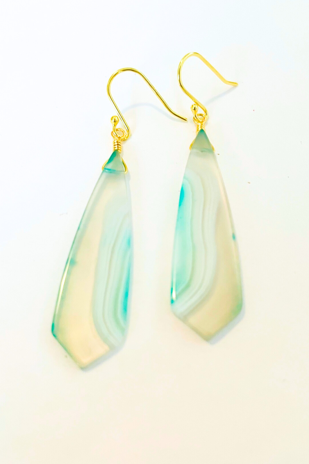 Agate Slice Earrings