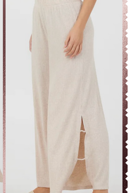 Drapy Knit Cutout Pants