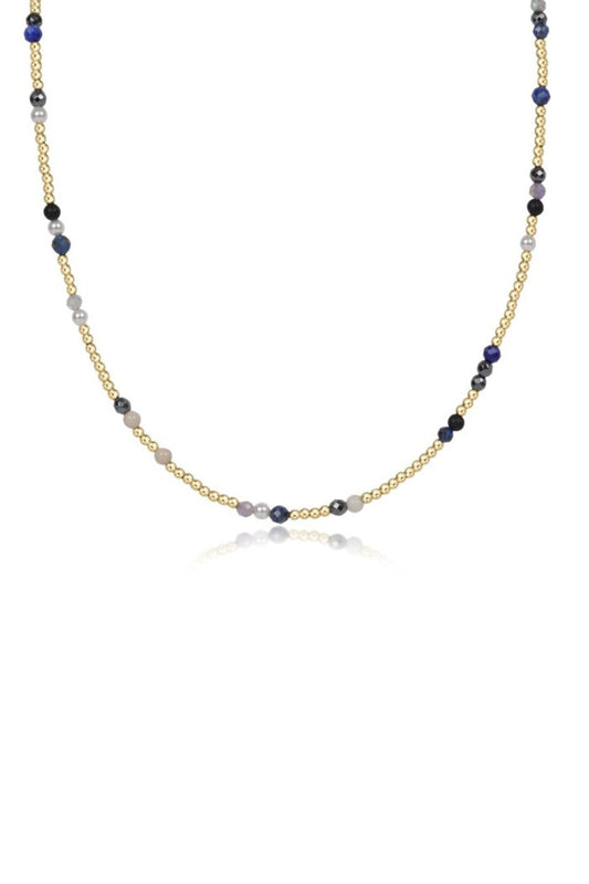 15" Choker Hope Unwritten Gemstone Necklace