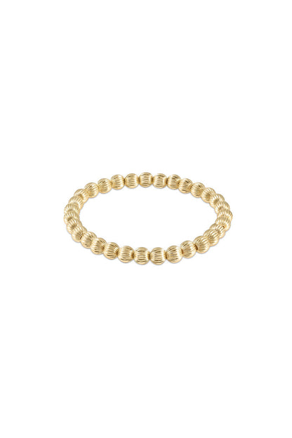 Dignity Gold 6MM Bead Bracelet
