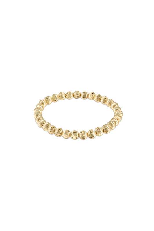Dignity Gold 6MM Bead Bracelet