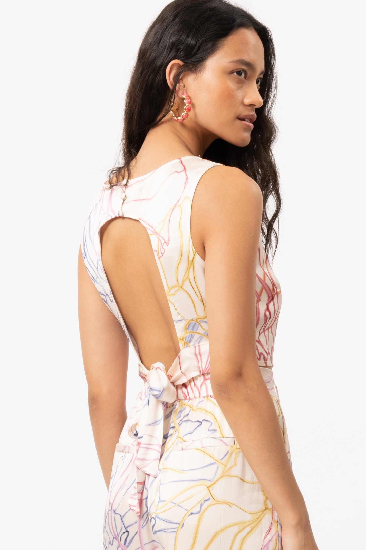 "Lola" S/L Open Back Top