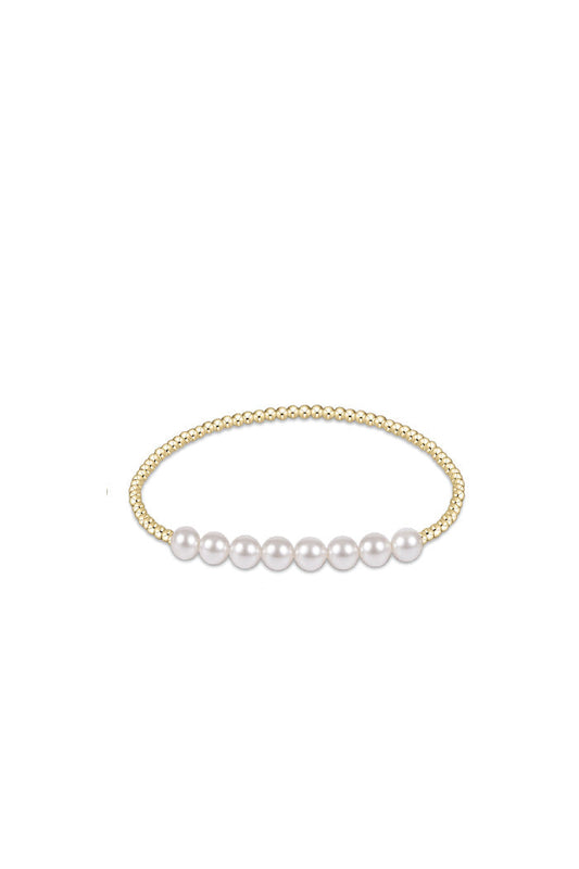 Beaded Bliss Pearl 5MM Bracelet