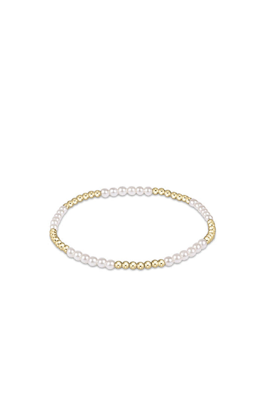 Classic Blissful Pearl 3MM Bracelet