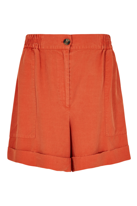 Paperbag Slub Tencel Shorts
