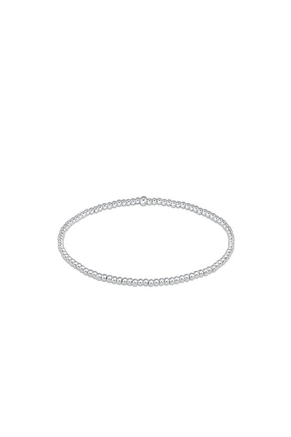 Classic Sterling 2MM Bead Bracelet