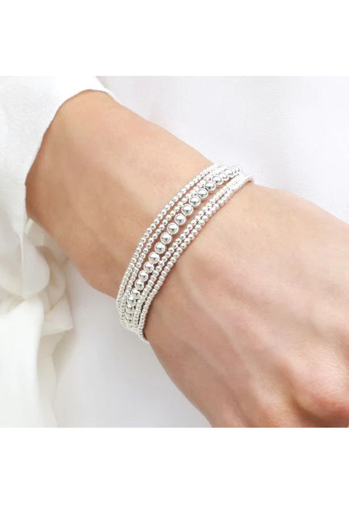 Classic Sterling 2MM Bead Bracelet