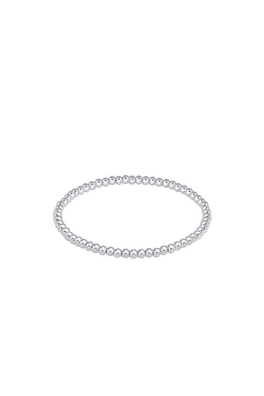 Classic Sterling 3MM Bead Bracelet
