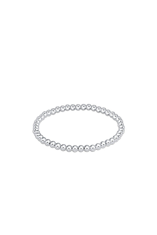 Classic Sterling 4MM Bead Bracelet