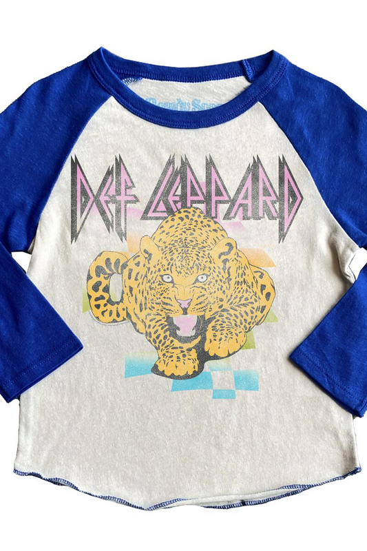 DEF LEPPARD RECYCLED RAGLAN TEE