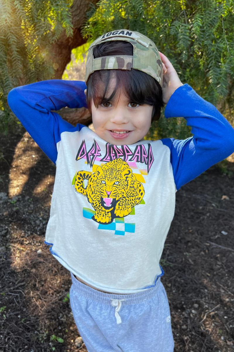DEF LEPPARD RECYCLED RAGLAN TEE