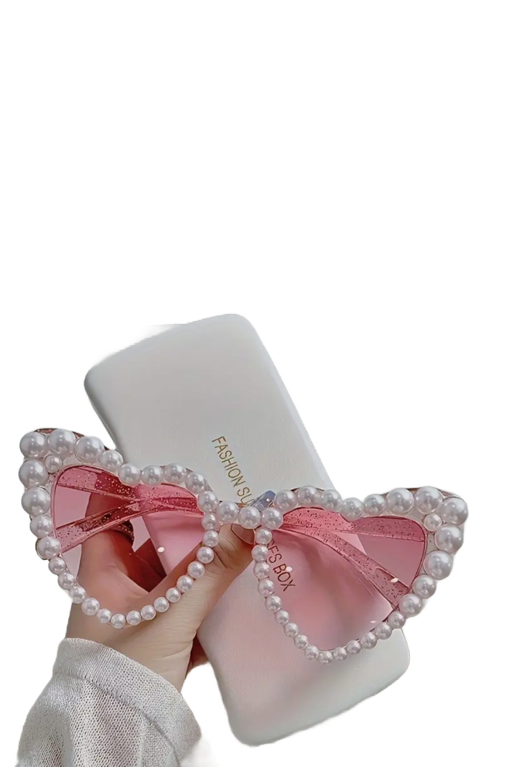Kids Pearl Heart Glasses