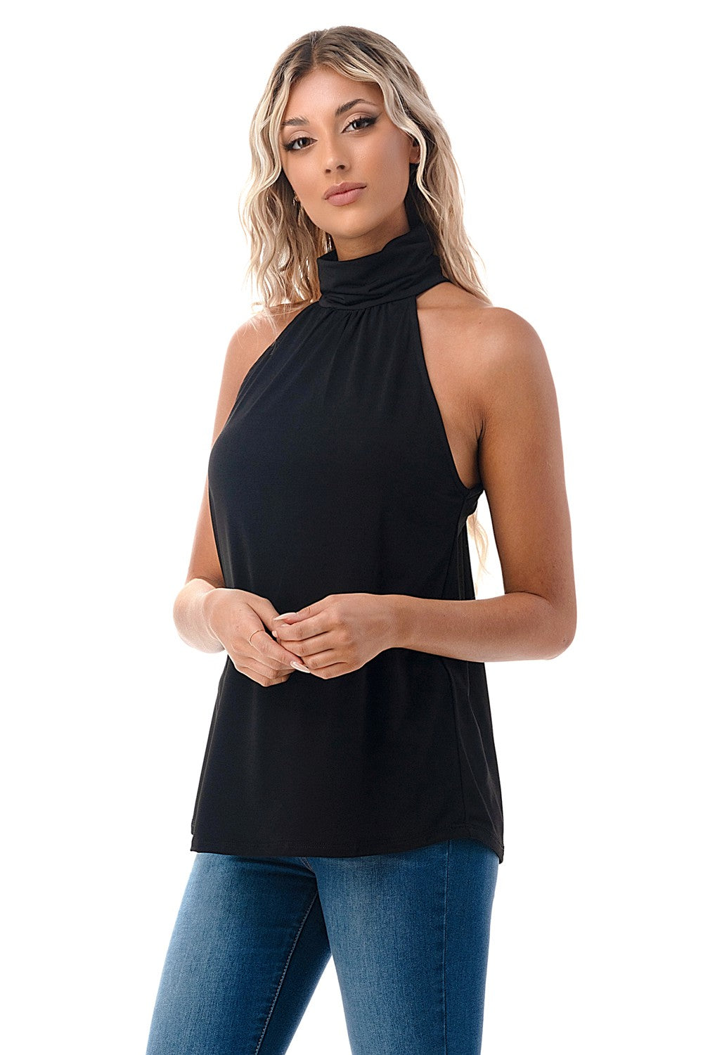 Halter High Neck