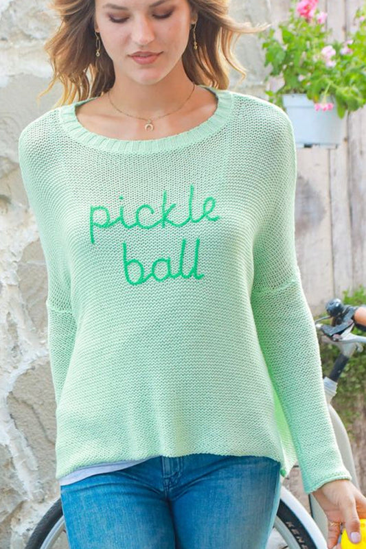 Pickleball Cotton Crew Sweater