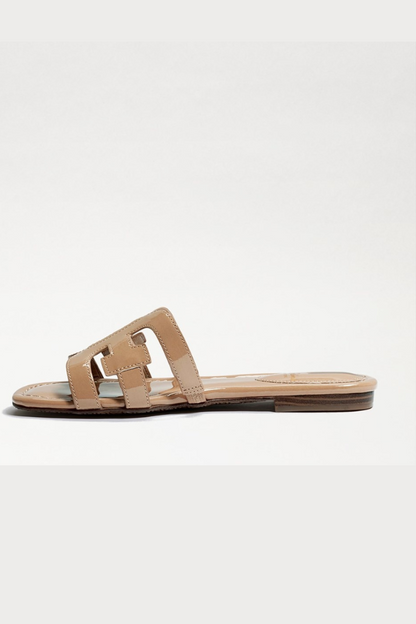 Bay Slide Sandal - Almond Patent
