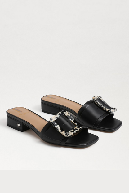 Deacon Slide Sandal - Black Leather