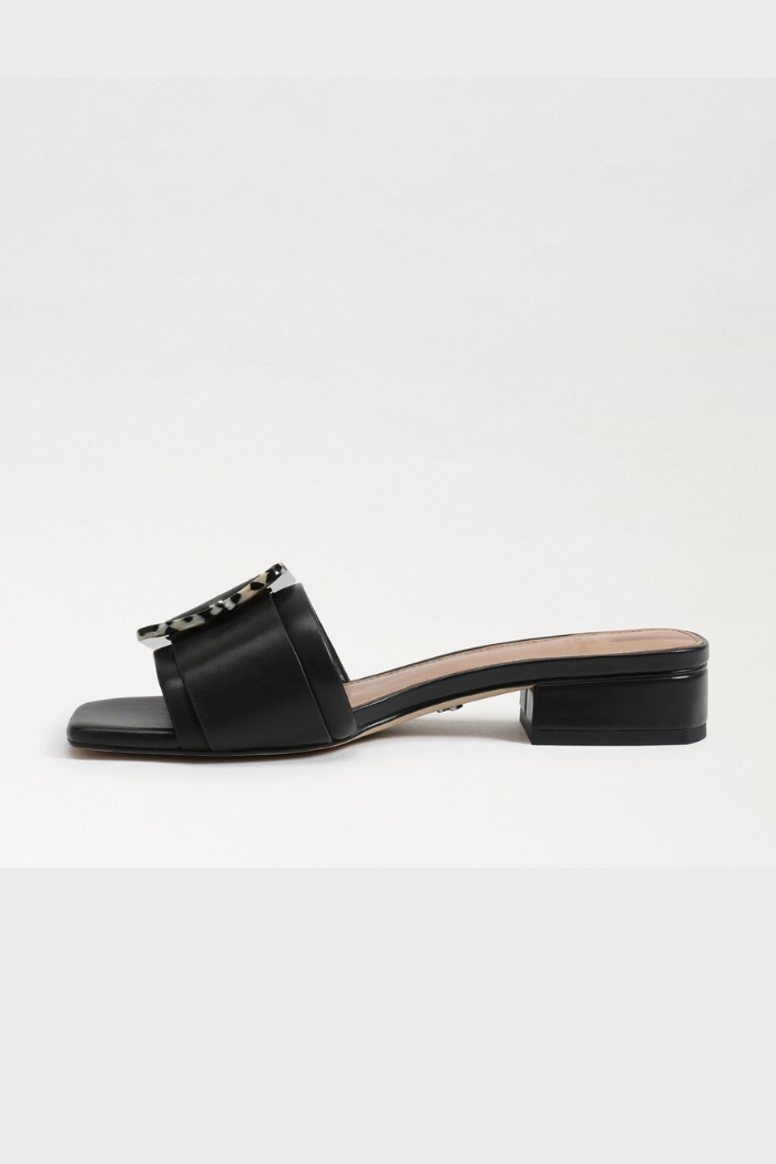 Deacon Slide Sandal - Black Leather