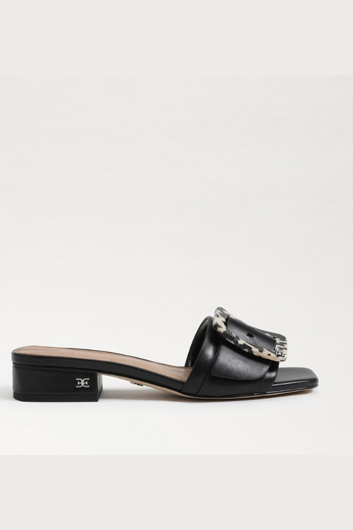 Deacon Slide Sandal - Black Leather