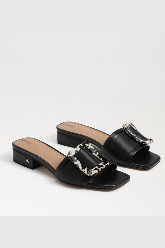 Deacon Slide Sandal - Black Leather