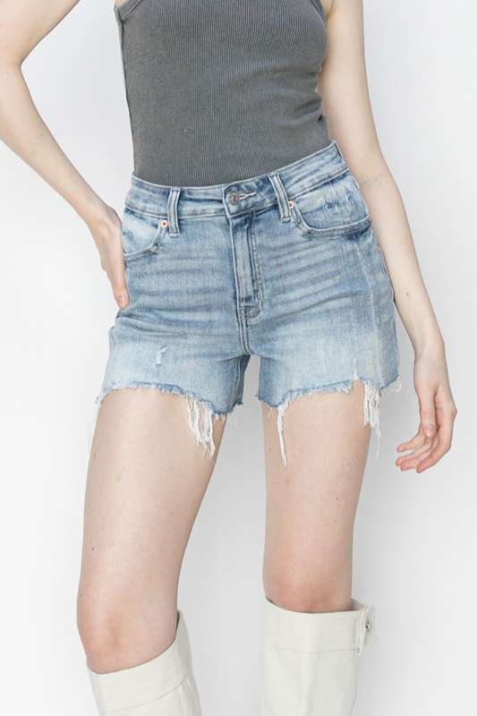 Light Wash Denim Shorts