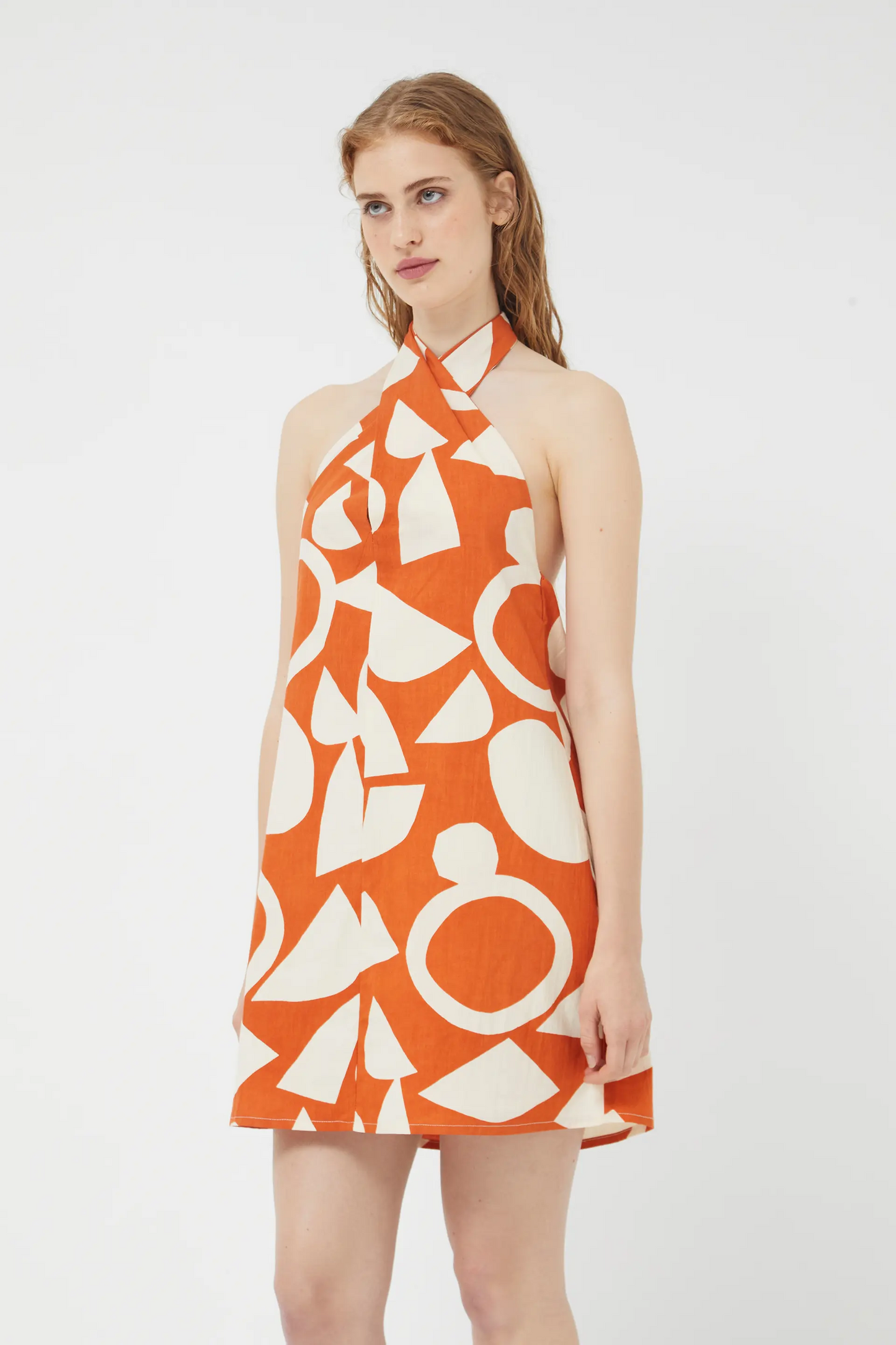 Halter Geo Dress