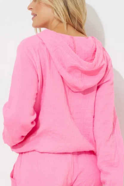 Cinched Waist Hoodie