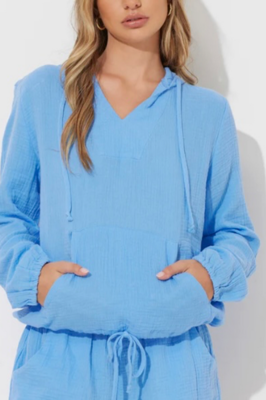 Cinched Waist Hoodie