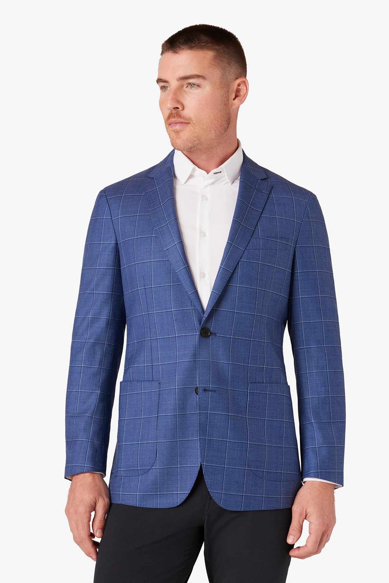 Lavelle Blazer - Seasonal - True Blue Windowpane