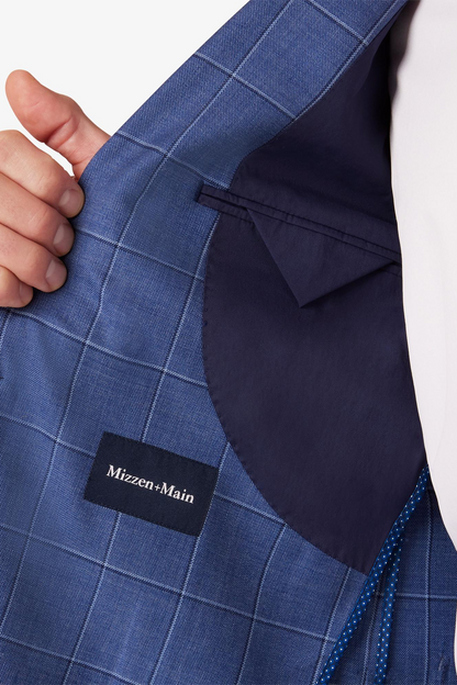 Lavelle Blazer - Seasonal - True Blue Windowpane