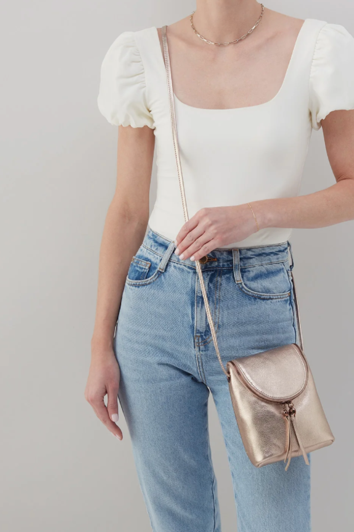 Fern Metallic Crossbody