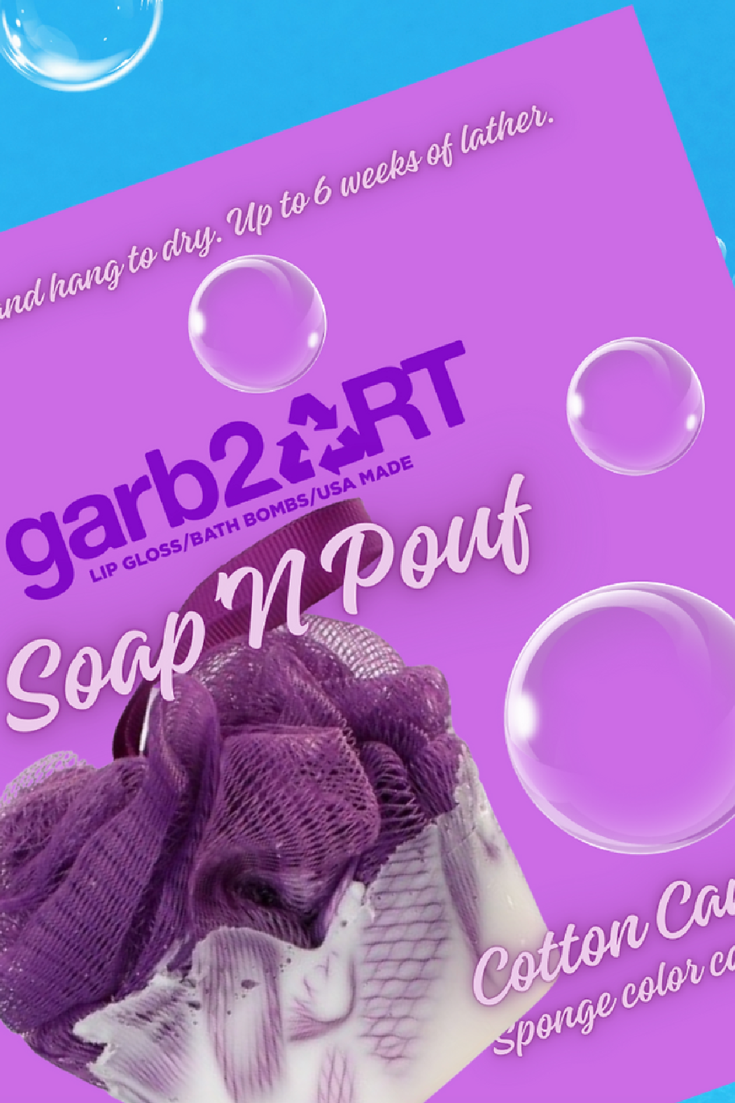 Soap n Pouf Cotton Candy