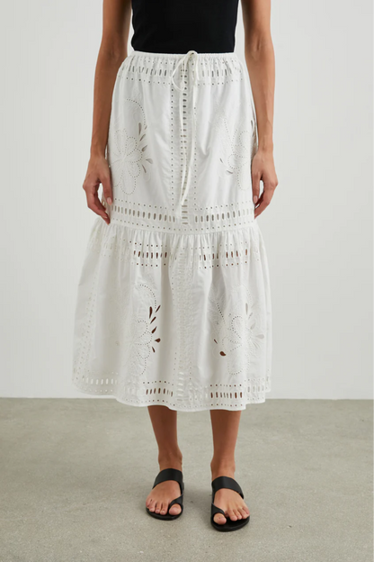 Prina White Skirt