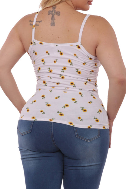 Plus Size Lace-Up Tank Tops
