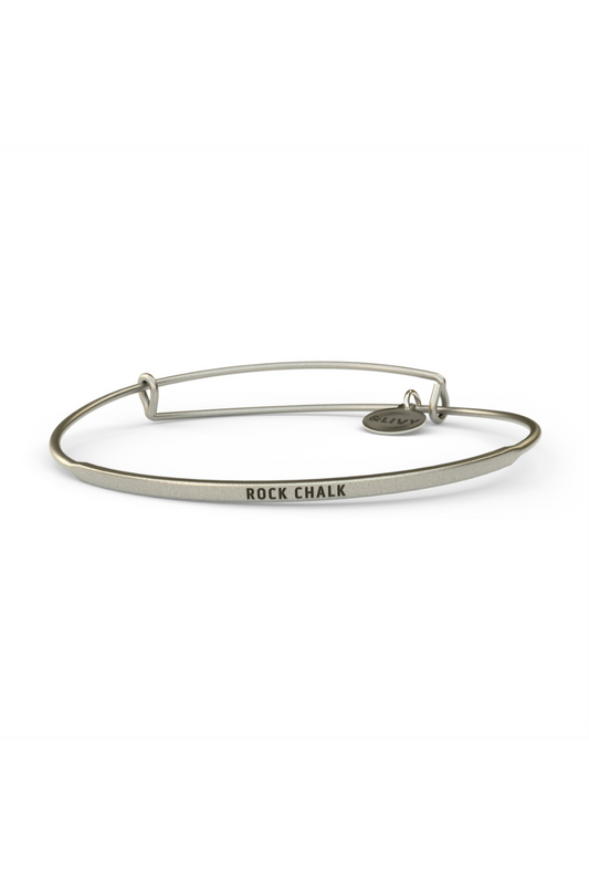 ROCK CHALK Posy Bangle