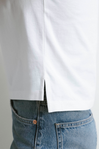 Lively Shoulder Top - White