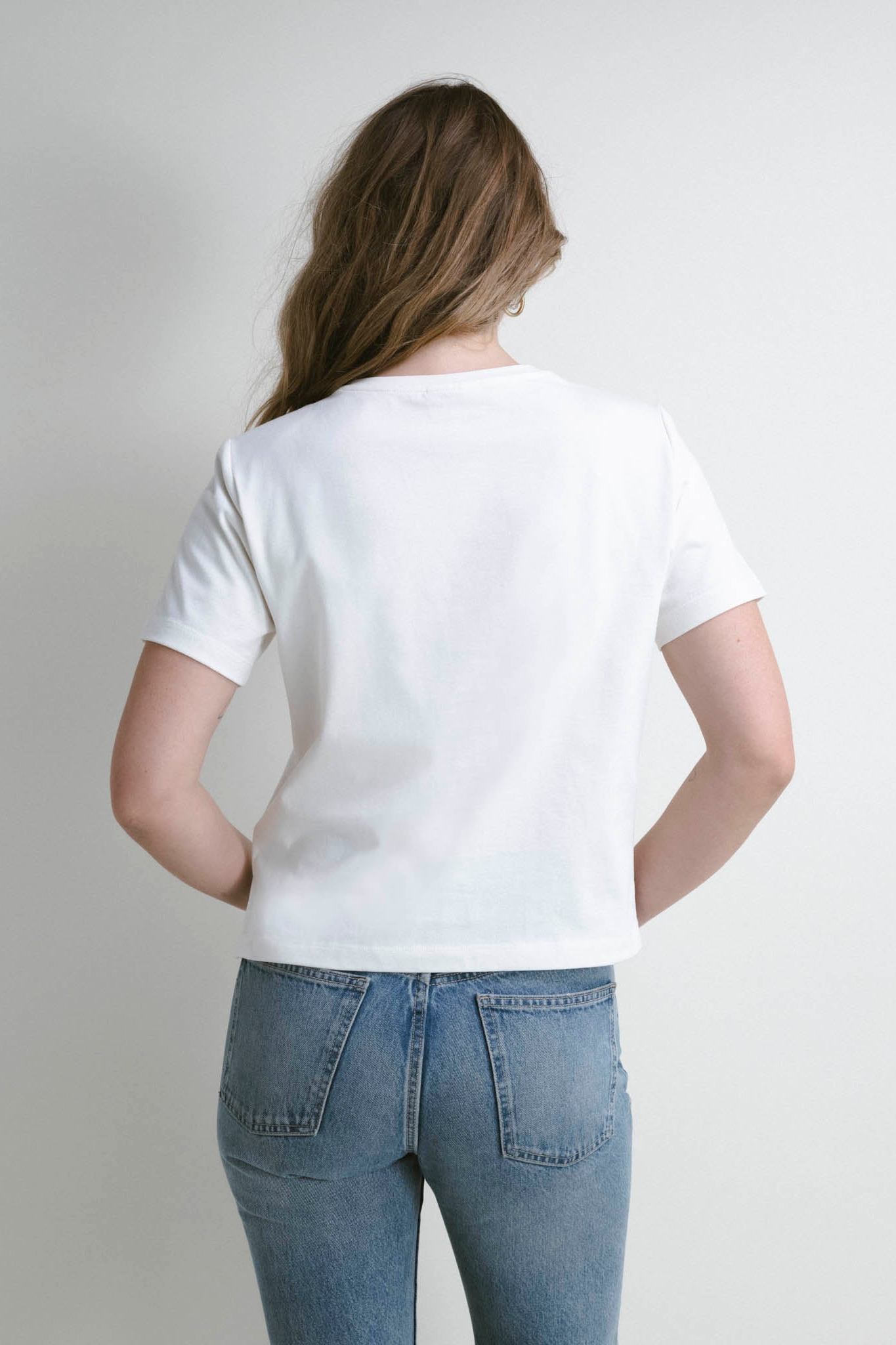 Lively Shoulder Top - White