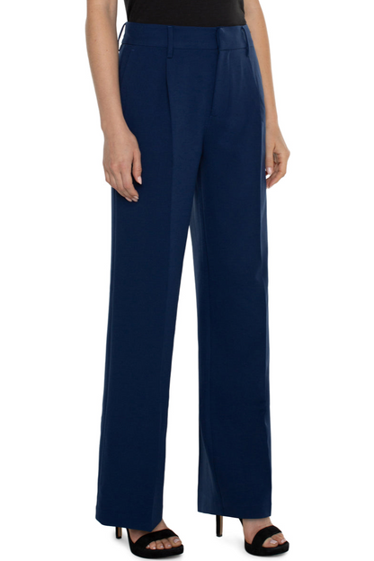 Hi-Rise Pleated Trouser- Galaxy