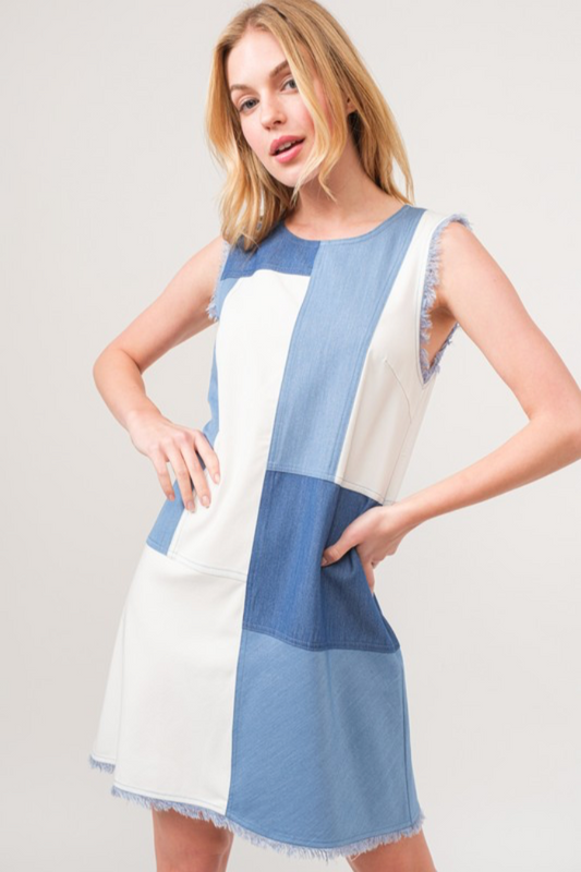 Color Block Shift Dress