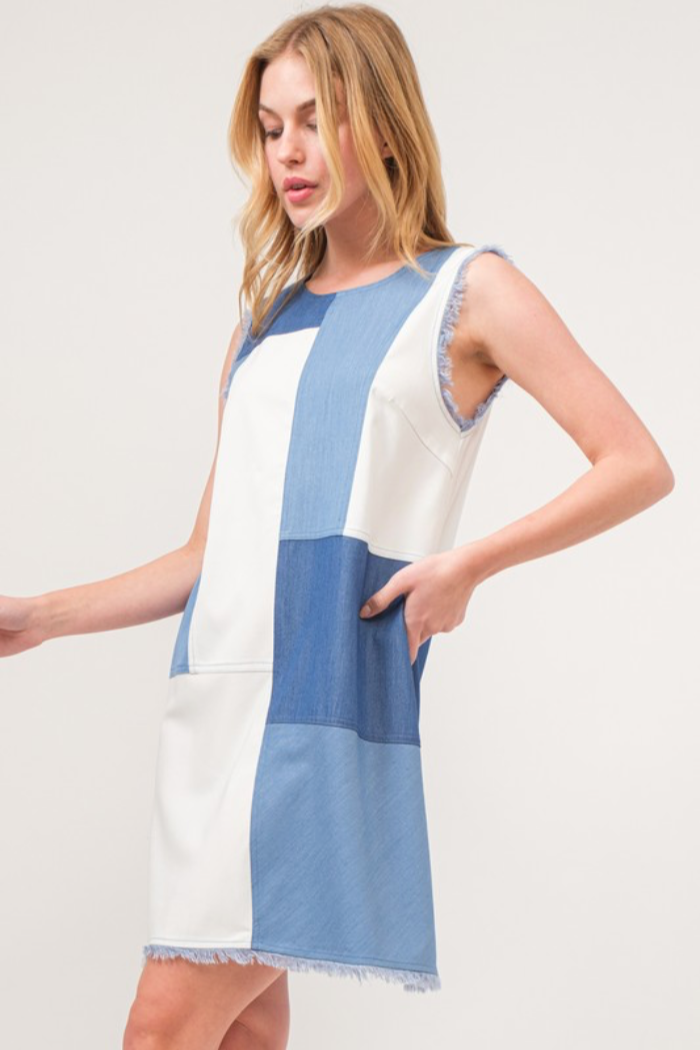 Color Block Shift Dress