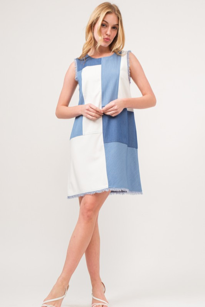 Color Block Shift Dress
