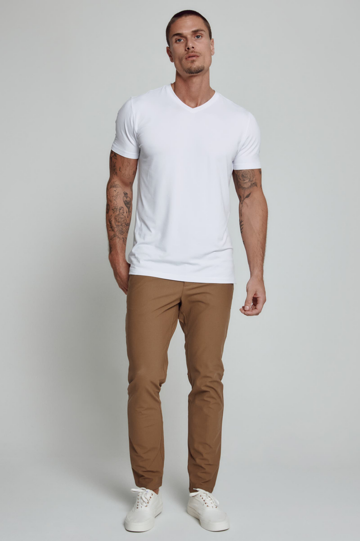 Core™ V-Neck Tee - White