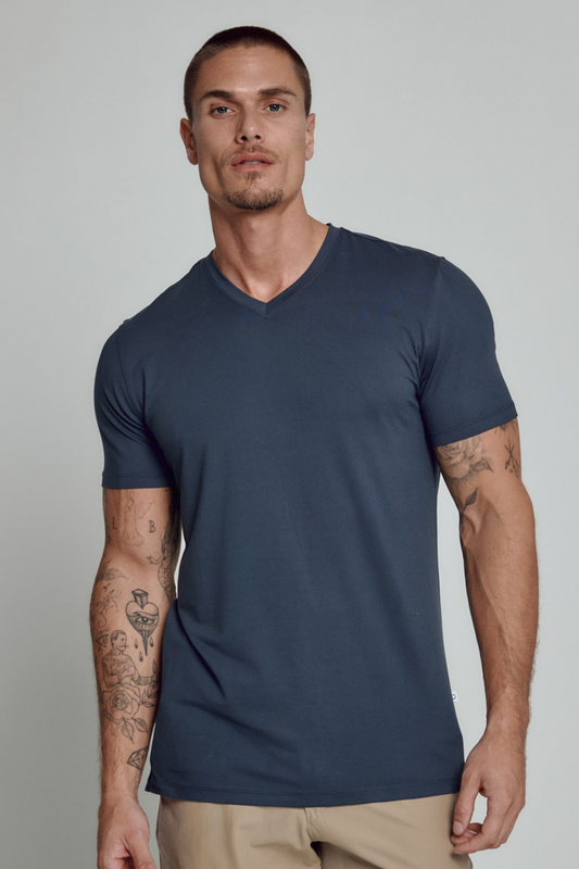 Core™ V-Neck Tee - Island Blue